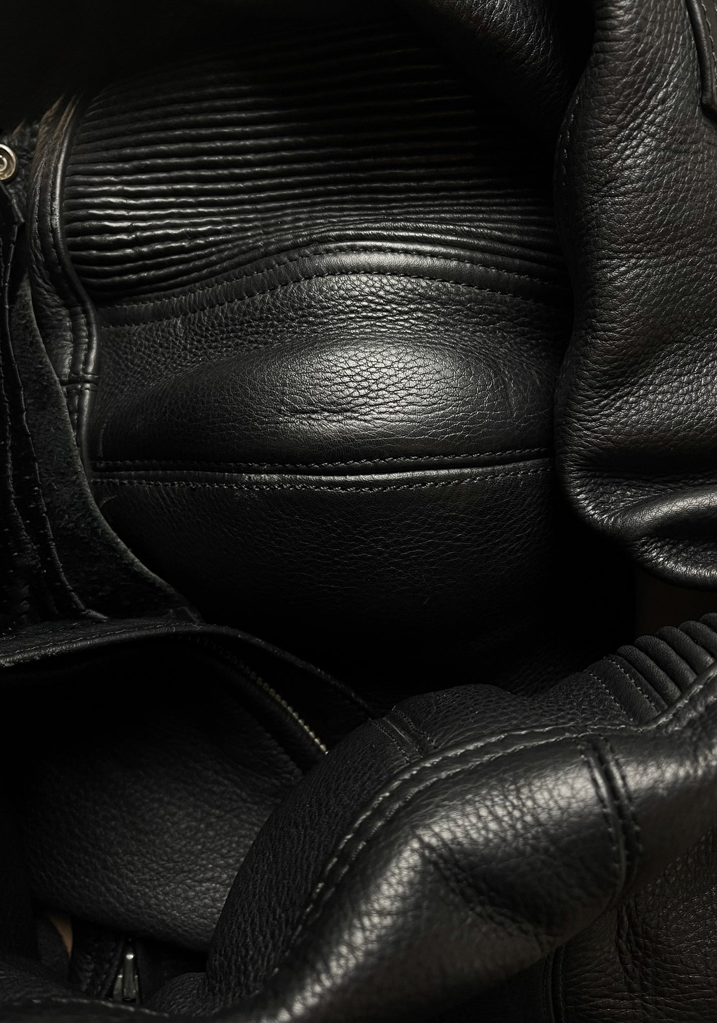 Kadoya ‘K’s Leather’ Armored Leather Black Biker Pants