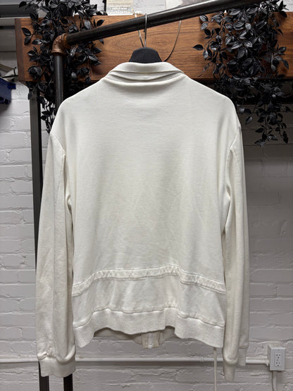Vintage Helmut Lang ‘Removable Collar’ White Work-Jacket