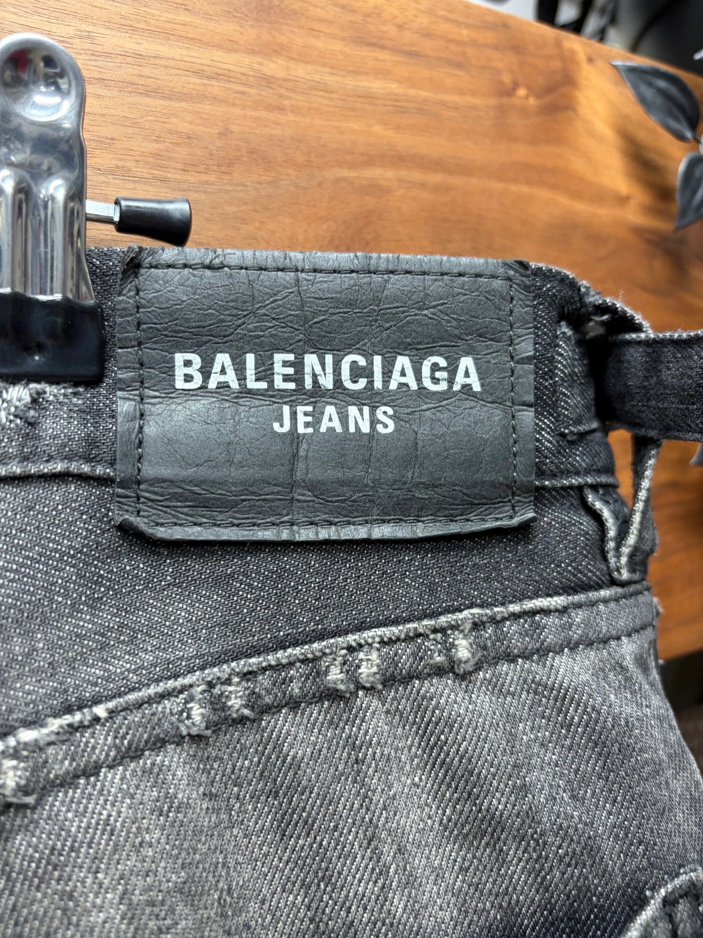 SS2022 Balenciaga ‘Destroy’ Skater Relaxed Fit Washed Grey Denim
