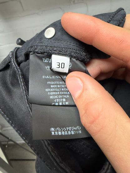 2016 Balenciaga Black Slim Skinny Jeans