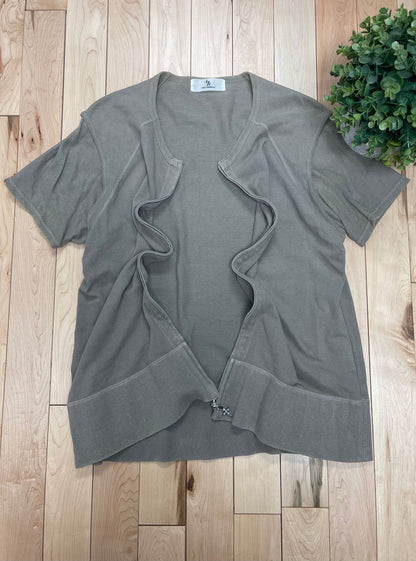 Vintage 1990s Yohji Yamamoto Y’s Zip Up T-Shirt