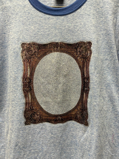 AW2006 Number (N)ine ‘Last Goodbye’ Blue Picture Frame Ringer T-Shirt