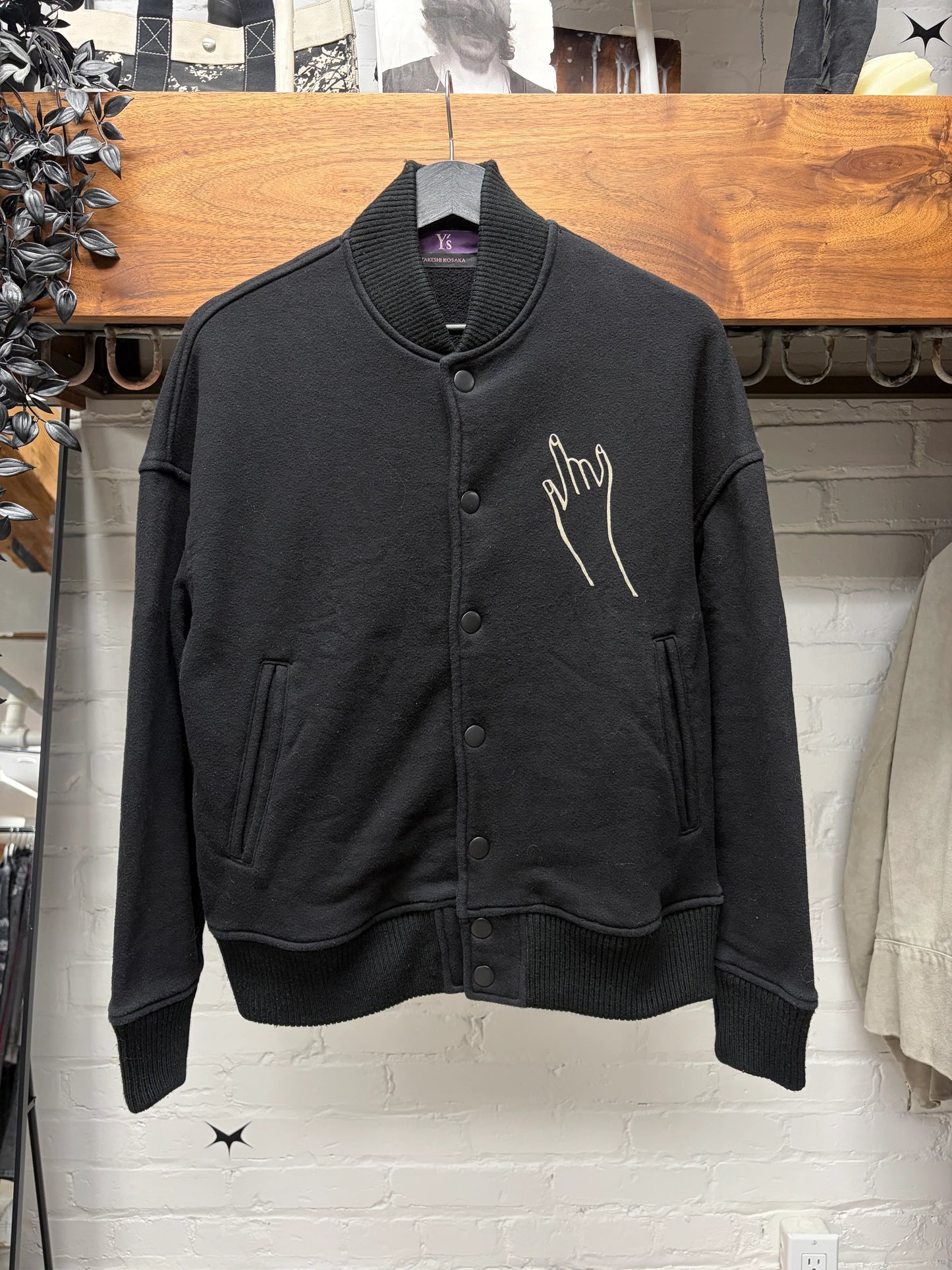 Vintage Yohji Yamamoto ‘Y’s’ Wool Patched Varsity Jacket