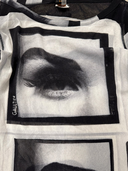 SS2001 Jean Paul Gaultier ‘Madonna’ Mesh Long Sleeve Top