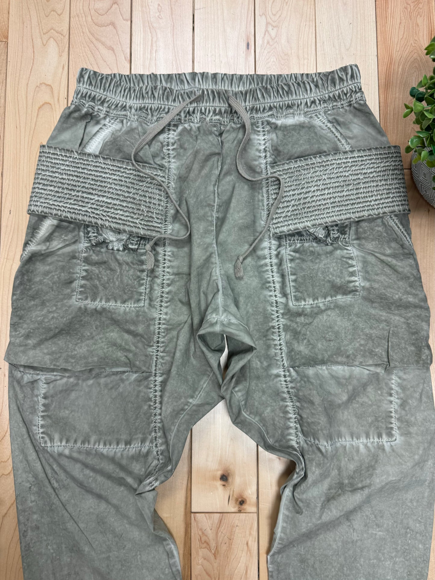 Rick Owens ‘Smoke Washed’ Grey Creatch Cargo Pants