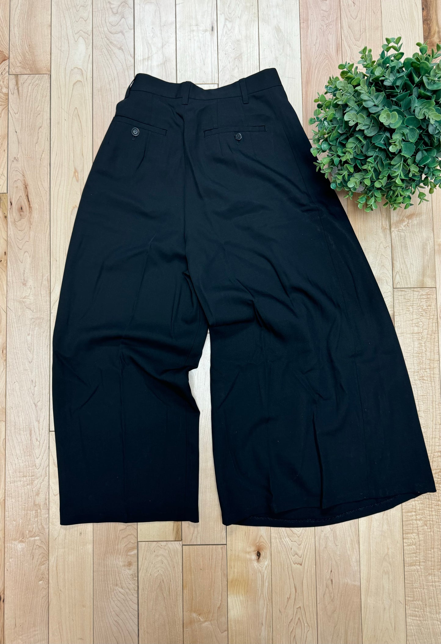 Yohji Yamamoto Switching Leg Opening 3/4 Length Pants