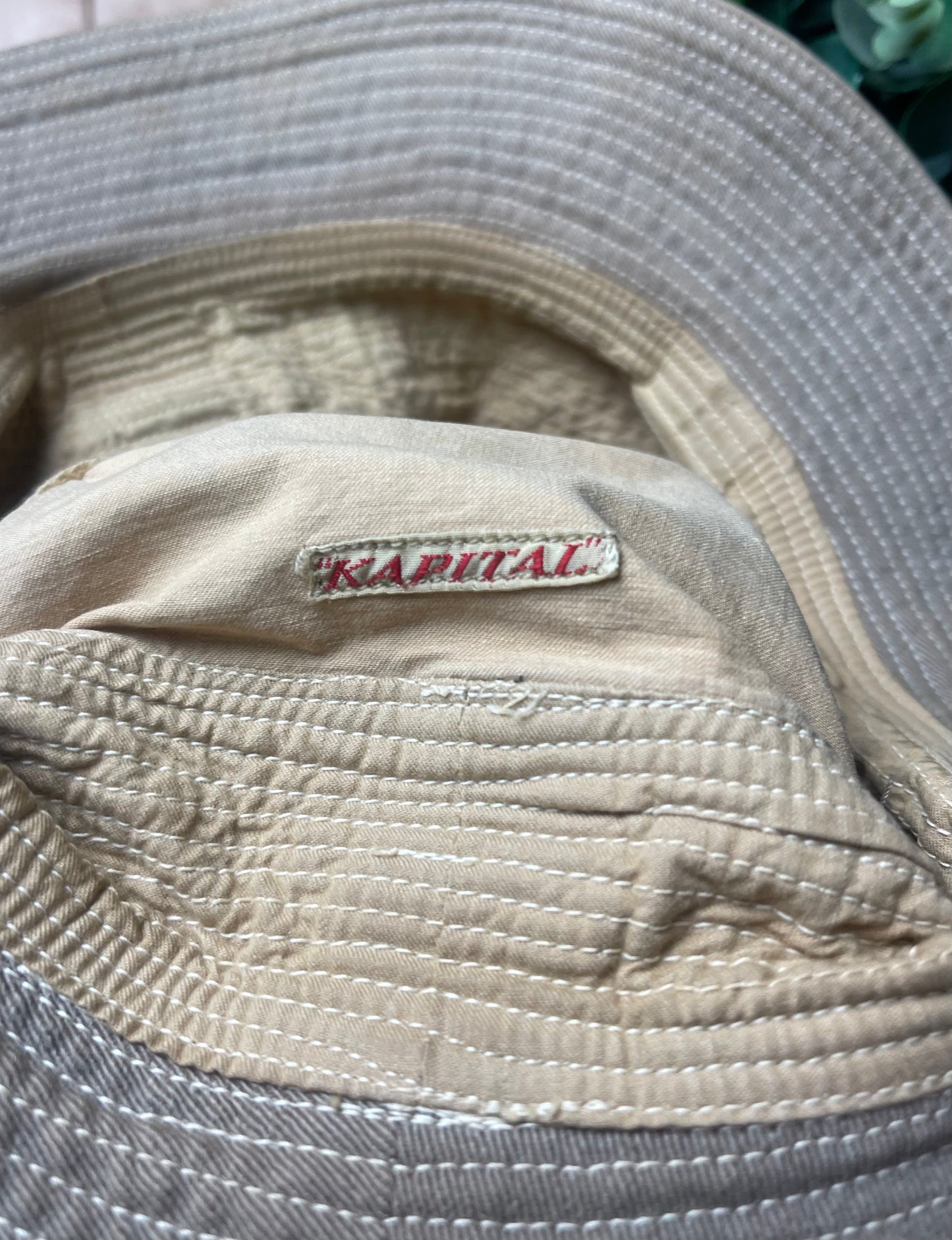 Kapital Old Man & The Sea Denim Bucket Hat