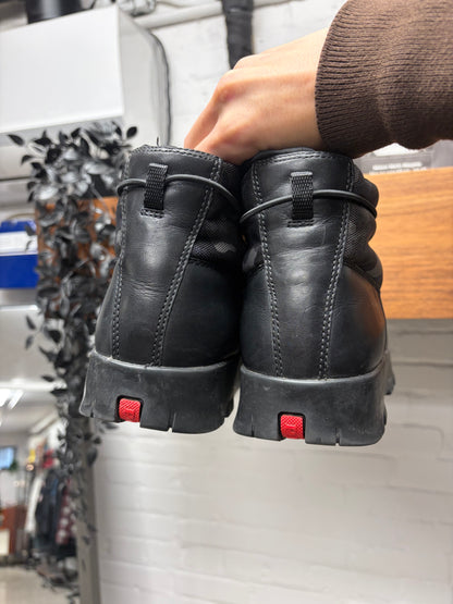 2000s Prada ‘Snow Camo’ Leather Winterized Boots