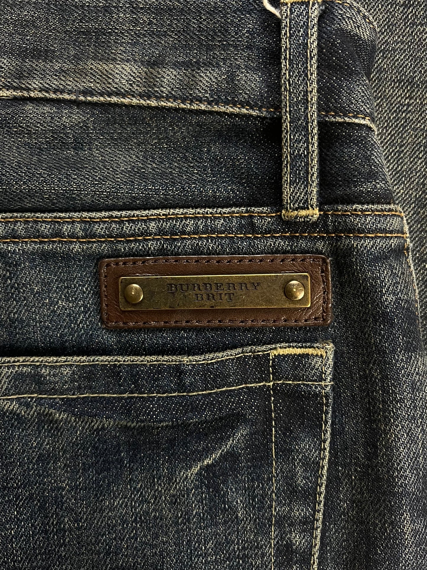 Burberry Washed Indigo Blue Slim Skinny Denim