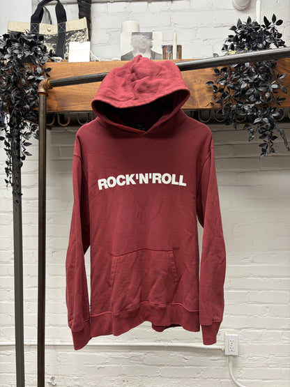 Number (N)ine ‘Rock n Roll’ Dark Red Pullover Hoodie