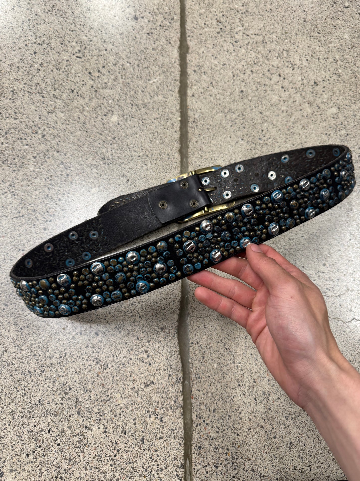 SS2005 Dsquared2 Studded Leather Belt