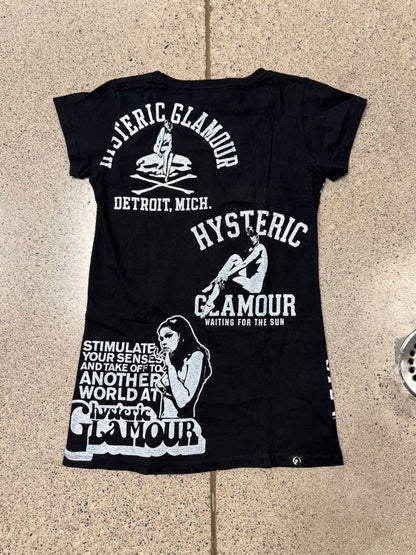 Hysteric Glamour ‘Vixxens’ Black Graphic T-Shirt