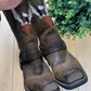 Harley Davidson Brown Leather Harness Boots