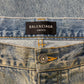 2022 Balenciaga ‘Mudwash’ Oversized Baggy Blue Denim