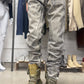 SS2010 Rick Owens ‘Gravel’ Geometric Grey Slim/Skinny Denim