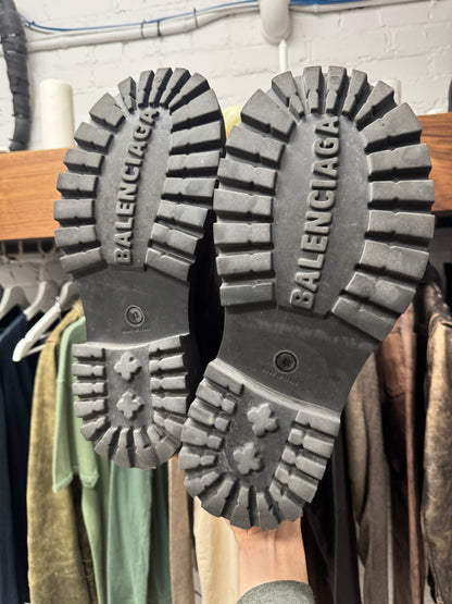 Balenciaga ‘Steriod’ Lace Up Oversized Combat Boots