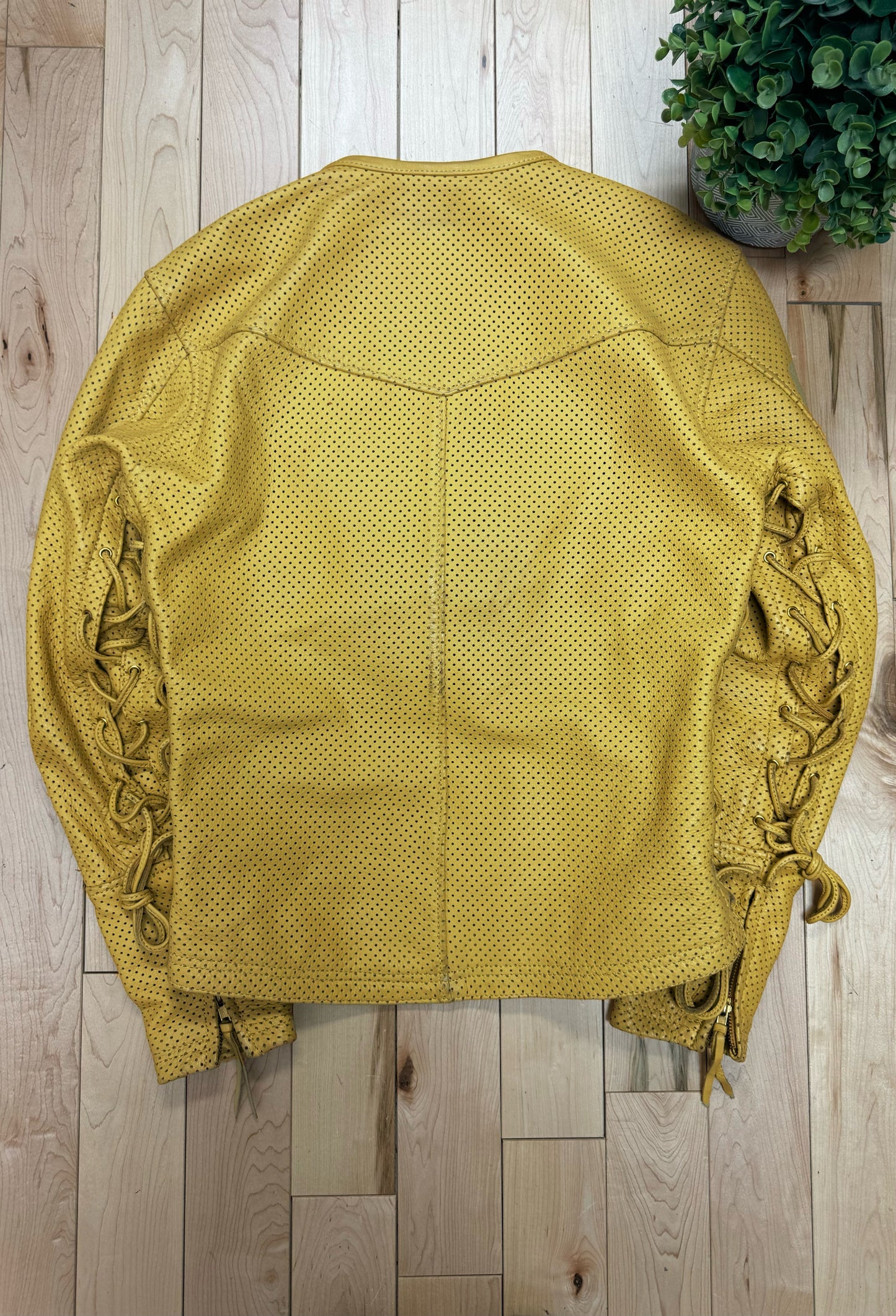 Kadoya K’s Leather Perforated Leather Motorcycle Jacket