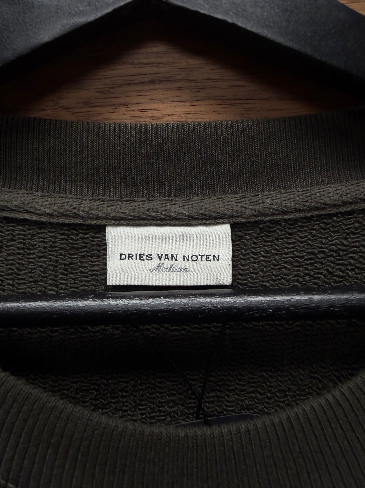 Dries Van Noten ‘Vintage Washed’ Faded Cotton Crewneck Sweatshirt