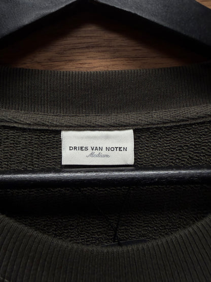 Dries Van Noten ‘Vintage Washed’ Faded Cotton Crewneck Sweatshirt