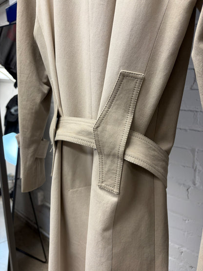 AW2007 Maison Martin Margiela Panelled Tan/Brown Two Tone Trench Coat