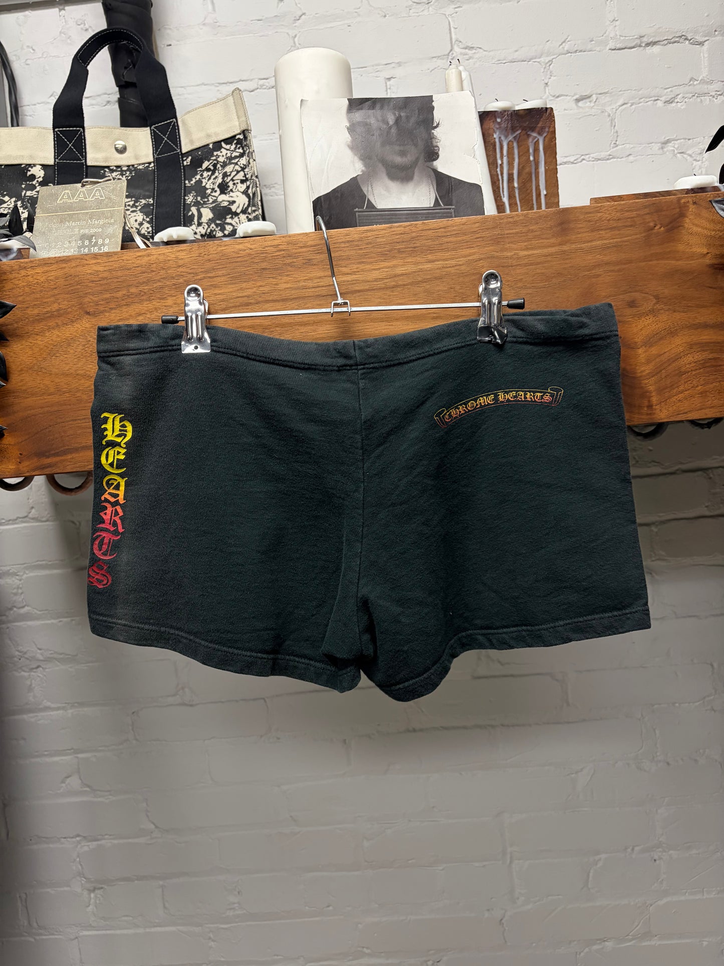 Vintage 90s Chrome Hearts Womens Cotton Shorts