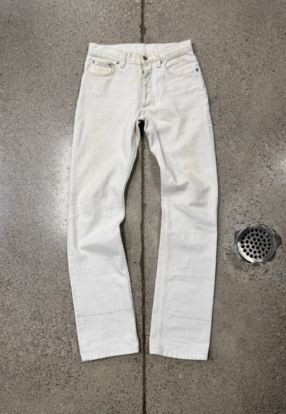 Vintage Helmut Lang ‘Painter’ Bootcut White Denim