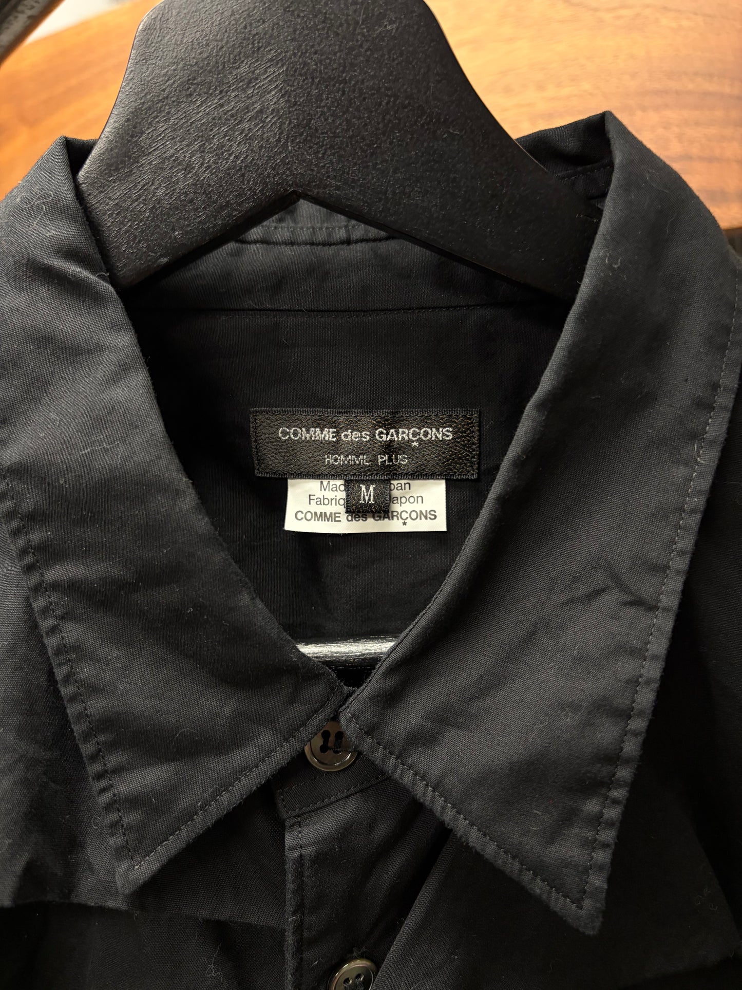 2018 Comme Des Garçons Homme Plus Layered Panel Button Up Shirt