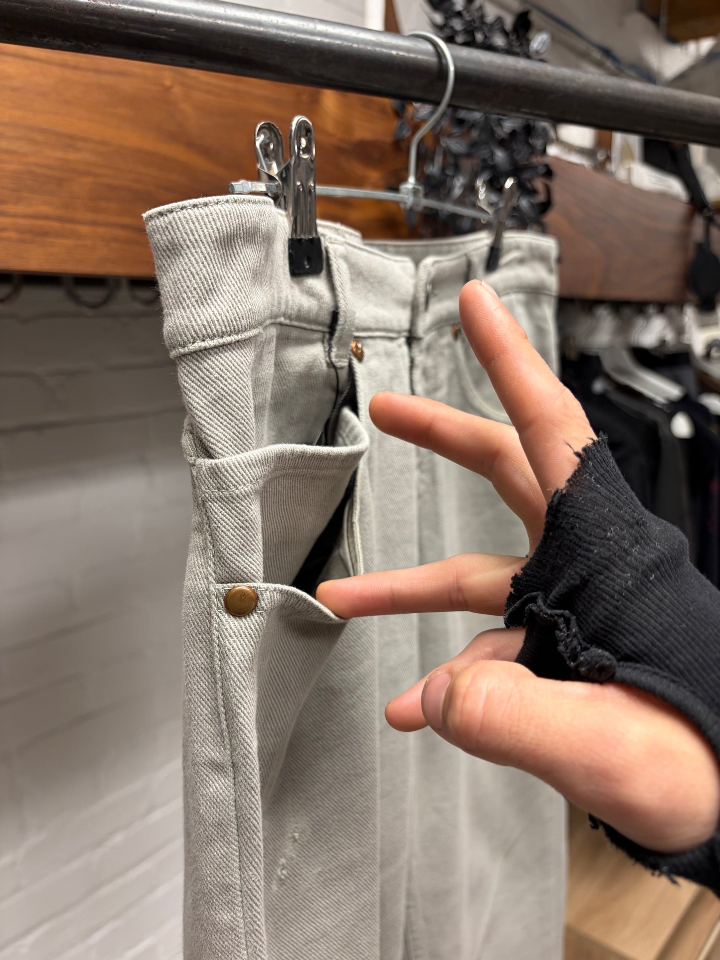 Maison Martin Margiela Basic Brown ‘5 Pocket’ Straight Leg Pants