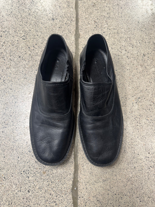 Yohji Yamamoto Leather Low Top Slippers