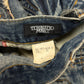 Tornado Mart Exposed Stitch Spiral Flared Denim