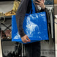 Balenciaga x Adidas Reusable Blue Tote/Shoulder Bag