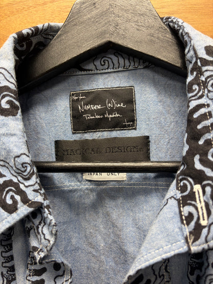 Number (N)ine x Magical Design ‘Japan Exclusive’ Sample Unfinished Button Up Shirt
