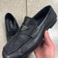 Prada Black Calfskin Leather Loafers