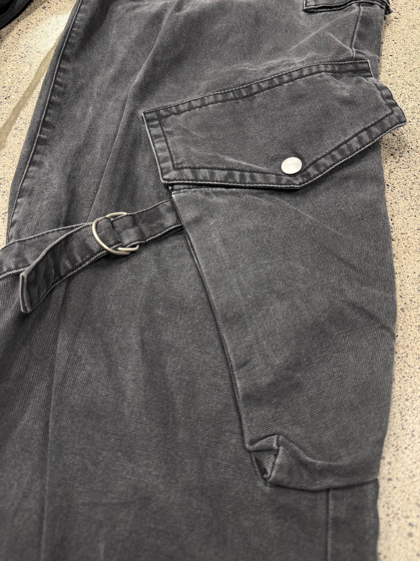 SS2023 Acne Studios ‘3D Pocket’ Flared Leg Cargo Pants