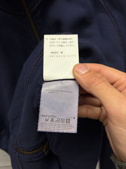 AW2006 Dsquared2 'Duke' Lion Crest Blue Cotton Track Jacket