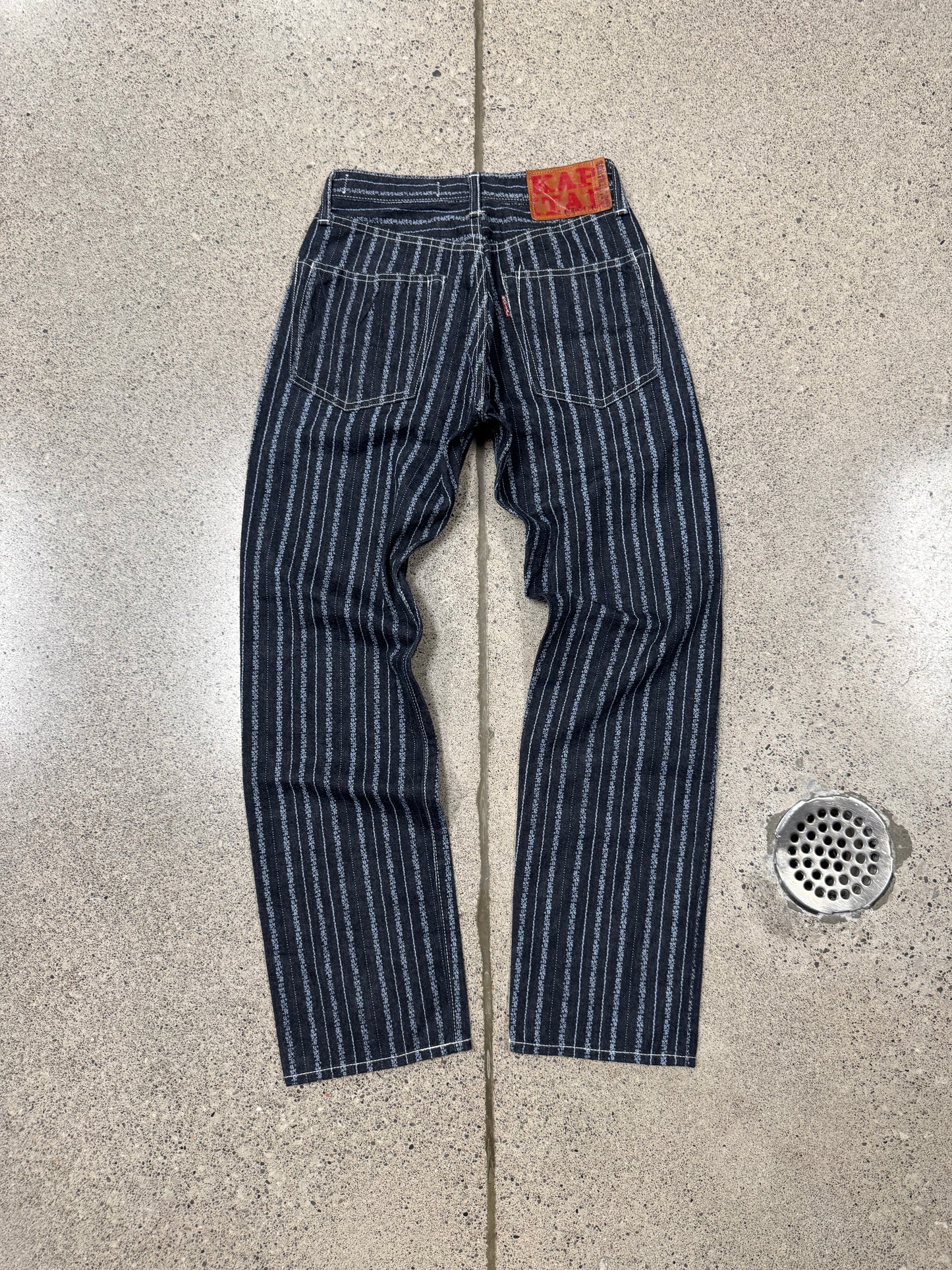 Kapital ‘Cisco’ Striped Blue Denim