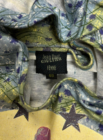 1990s Jean Paul Gaultier Hindu Goddess ‘Kali’ Short Sleeve Shirt