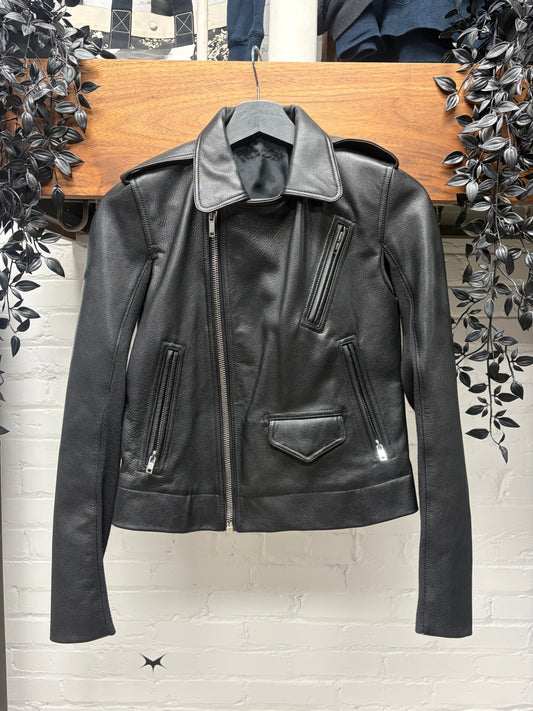 SS2017 Rick Owens ‘Stooges’ Goatskin Leather Jacket