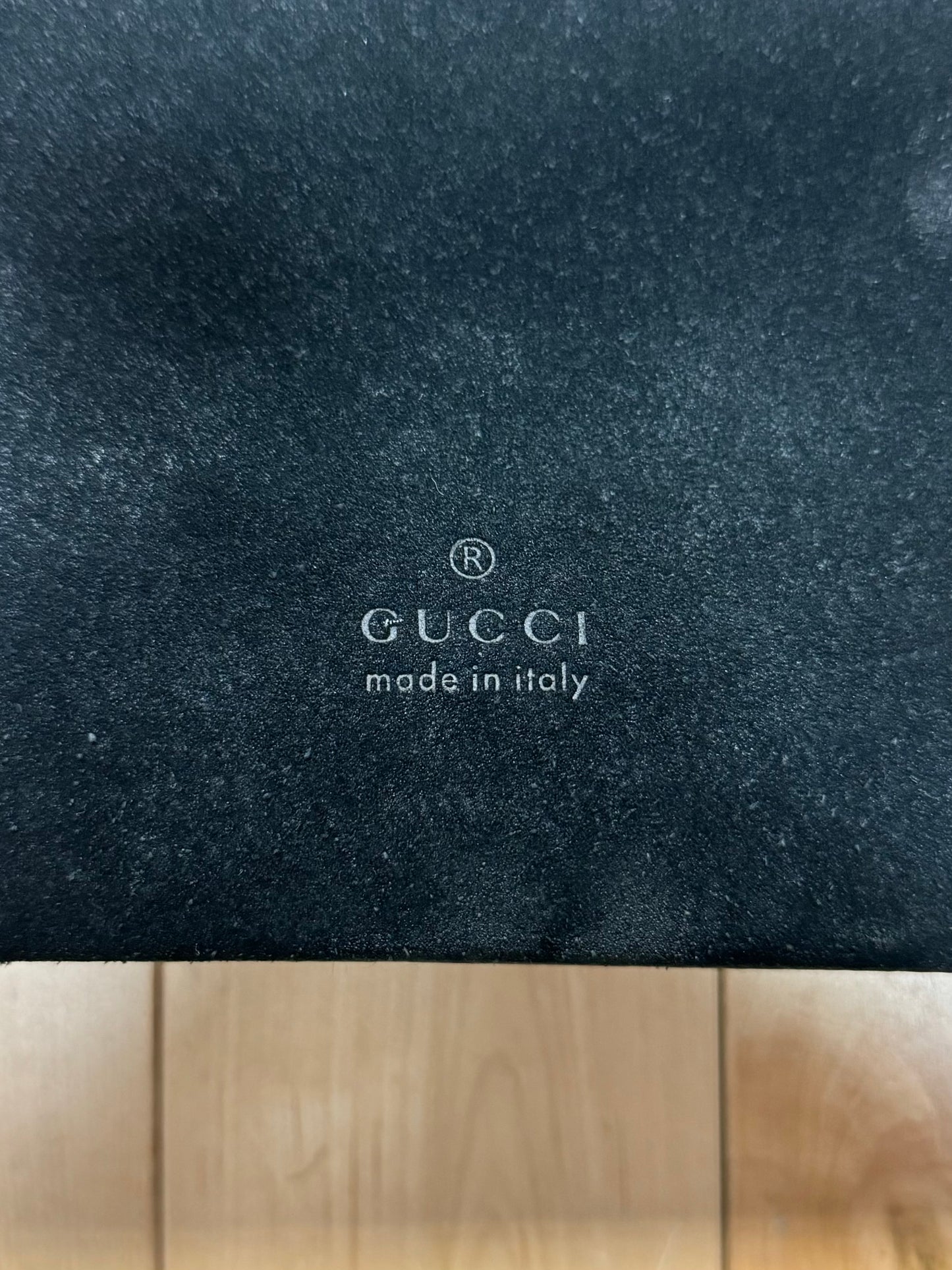 1999 Gucci by Tom Ford ‘Shower Curtain’ Suede Handbag