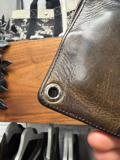 Chrome Hearts Camo Cross Ball ‘1Snap’ Leather Bifold Wallet