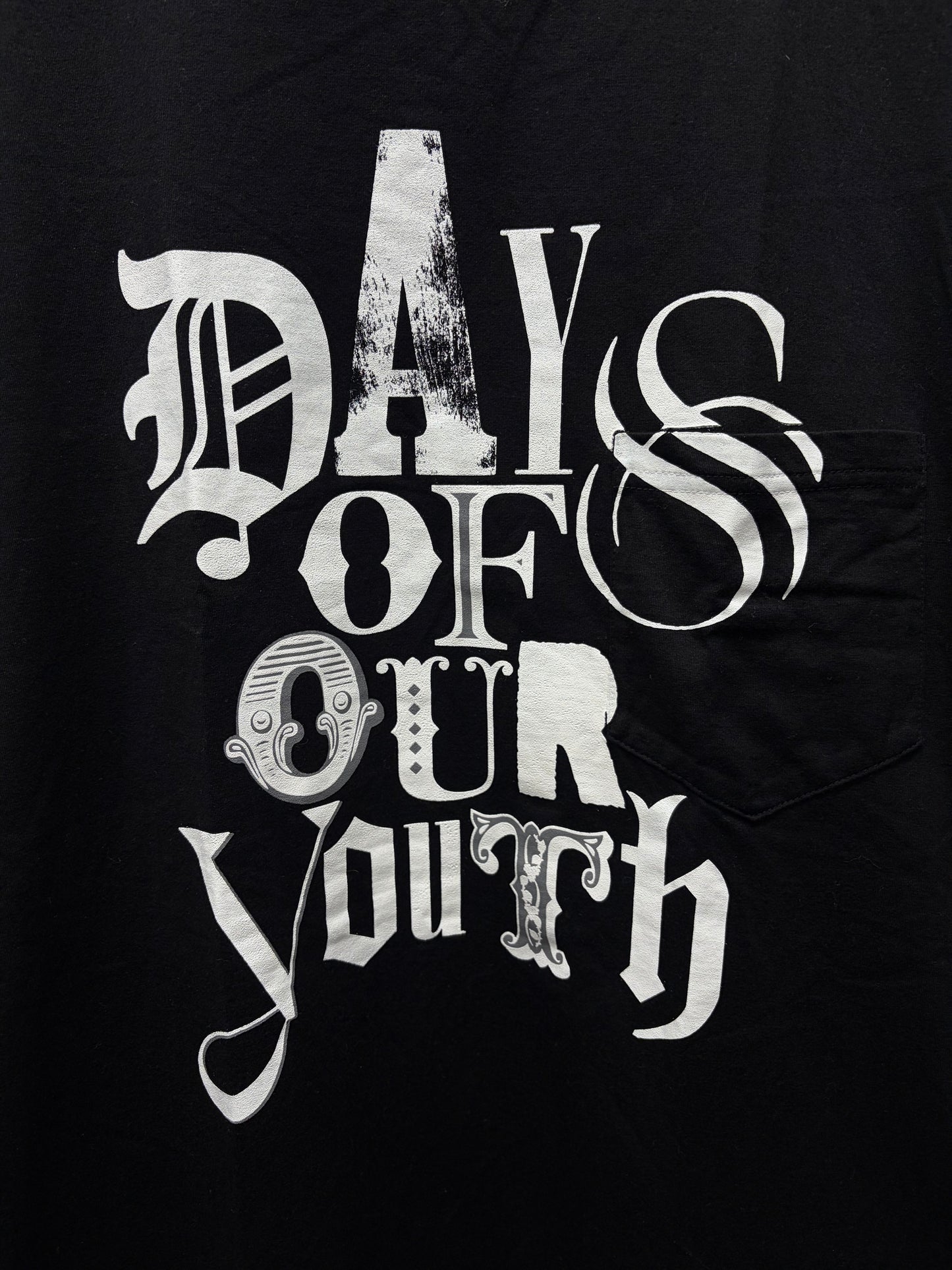 Takahiro Miyashita the Soloist ‘Days of Our Youth’ Black/White Graphic T-Shirt