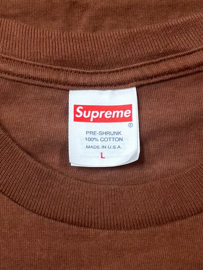 AW2022 Supreme ‘Braces’ Brown Graphic T-Shirt