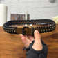 AW2010 Balmain by Christophe Decarnin ‘Bullet’ Braided Leather Belt