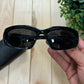 Balenciaga ‘Swift’ Sleek Black Sunglasses