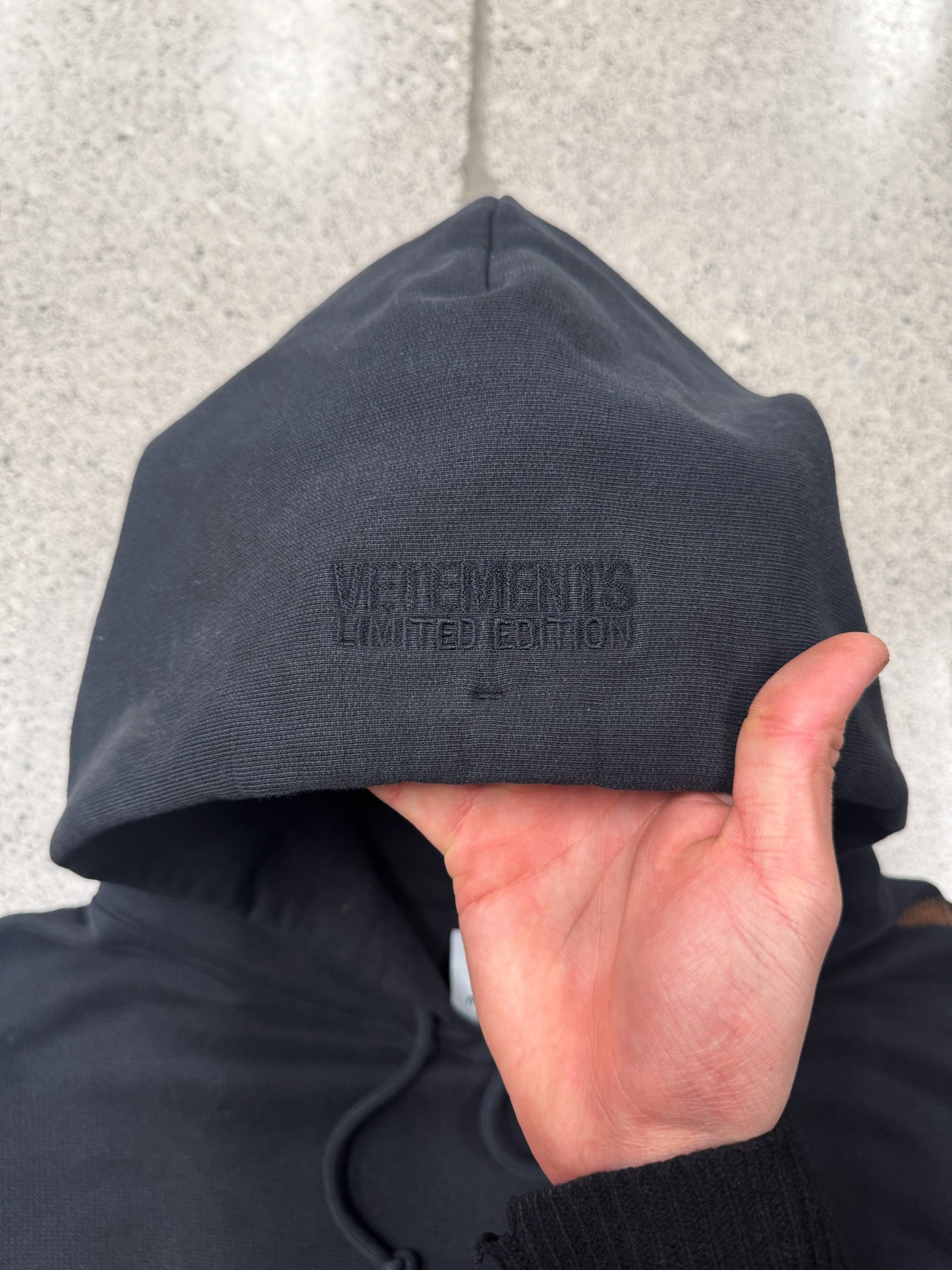 Vetements Limited Edition ‘Bleached’ Dyed Hoodie