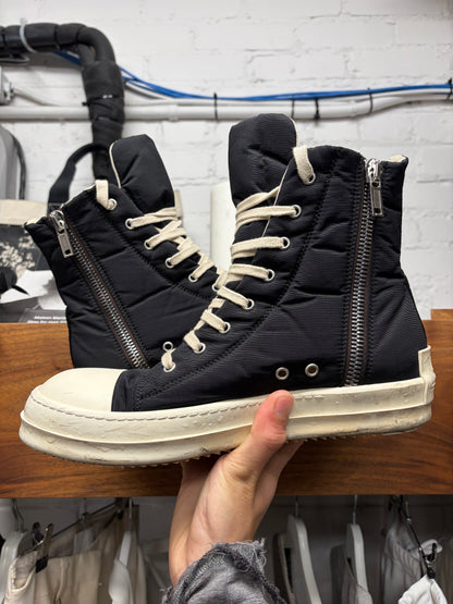 Rick Owens ‘Ramones’ Black/Milk High Top Sneakers