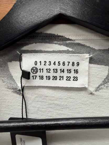 Maison Martin Margiela Trompe L’œil ‘Sketch Drawn Suiting’ Long Sleeve Shirt