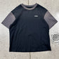 Evisu Distressed Black Ringer T-Shirt