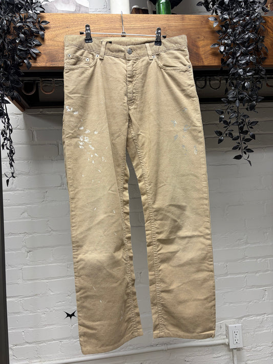 Vintage Helmut Lang ‘Painter’ Brown Corduroy Bootcut Denim