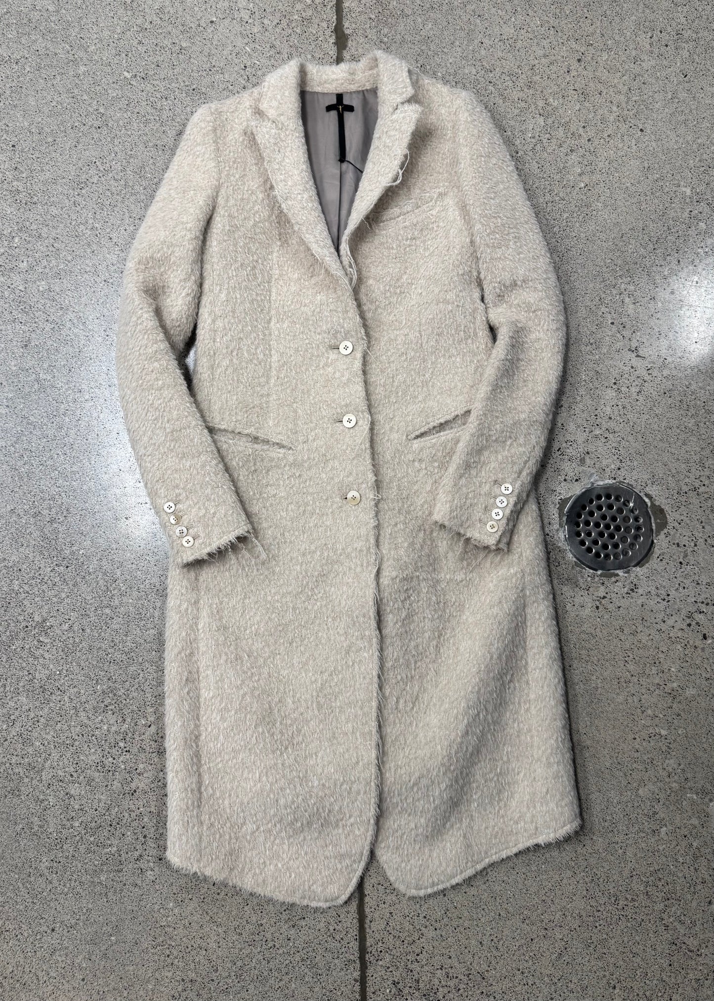 L.G.B. ‘Crucifix’ Alpaca Wool Coat